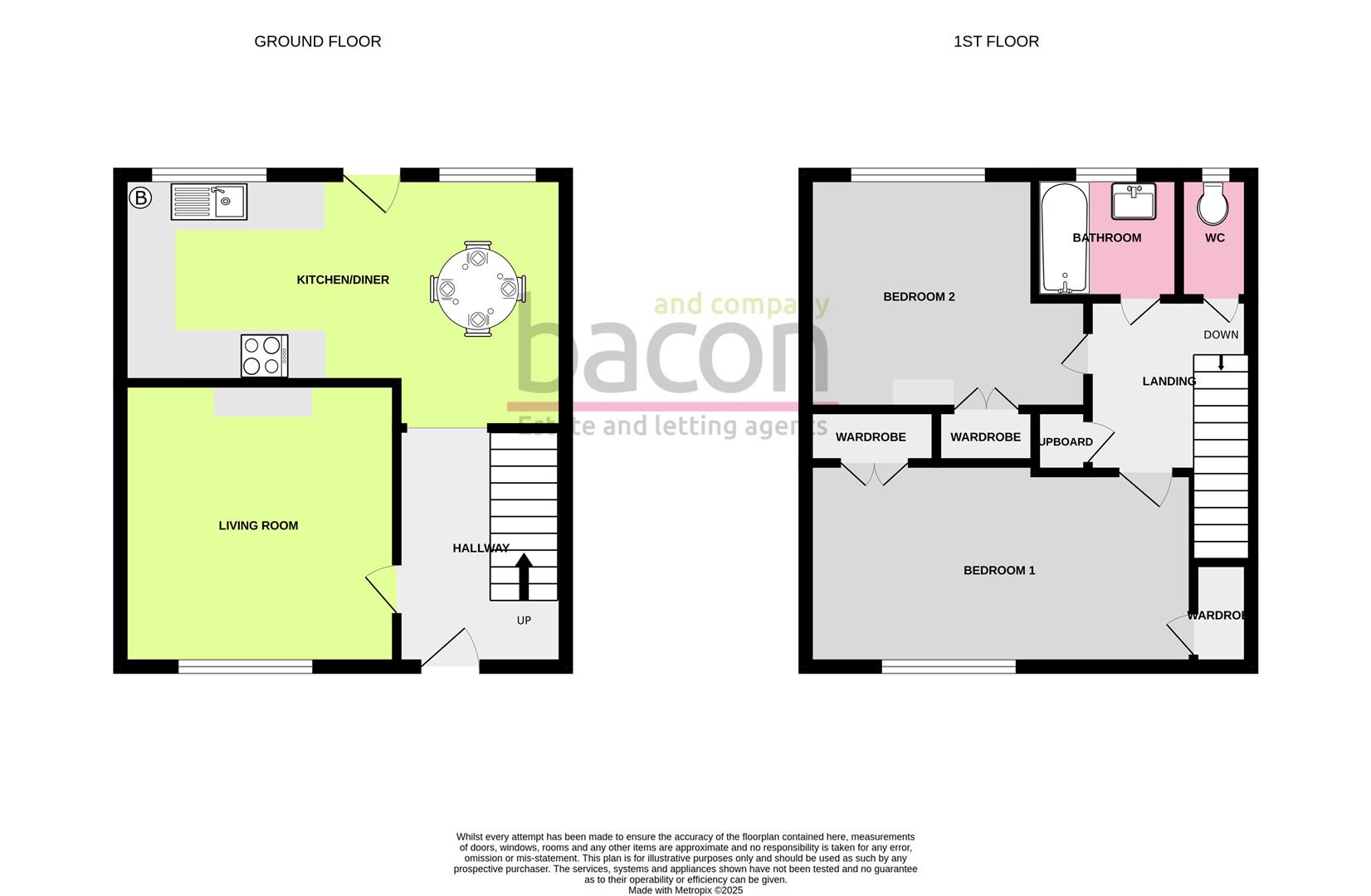 Floor Plan | House - End Terrace | Barrington Close, Goring-By-Sea, Worthing | Sold - Subject to Contract